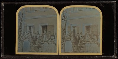 Ritratto di gruppo di dodici servitori di Jean-Gabriel Eynard da Jean Gabriel Eynard